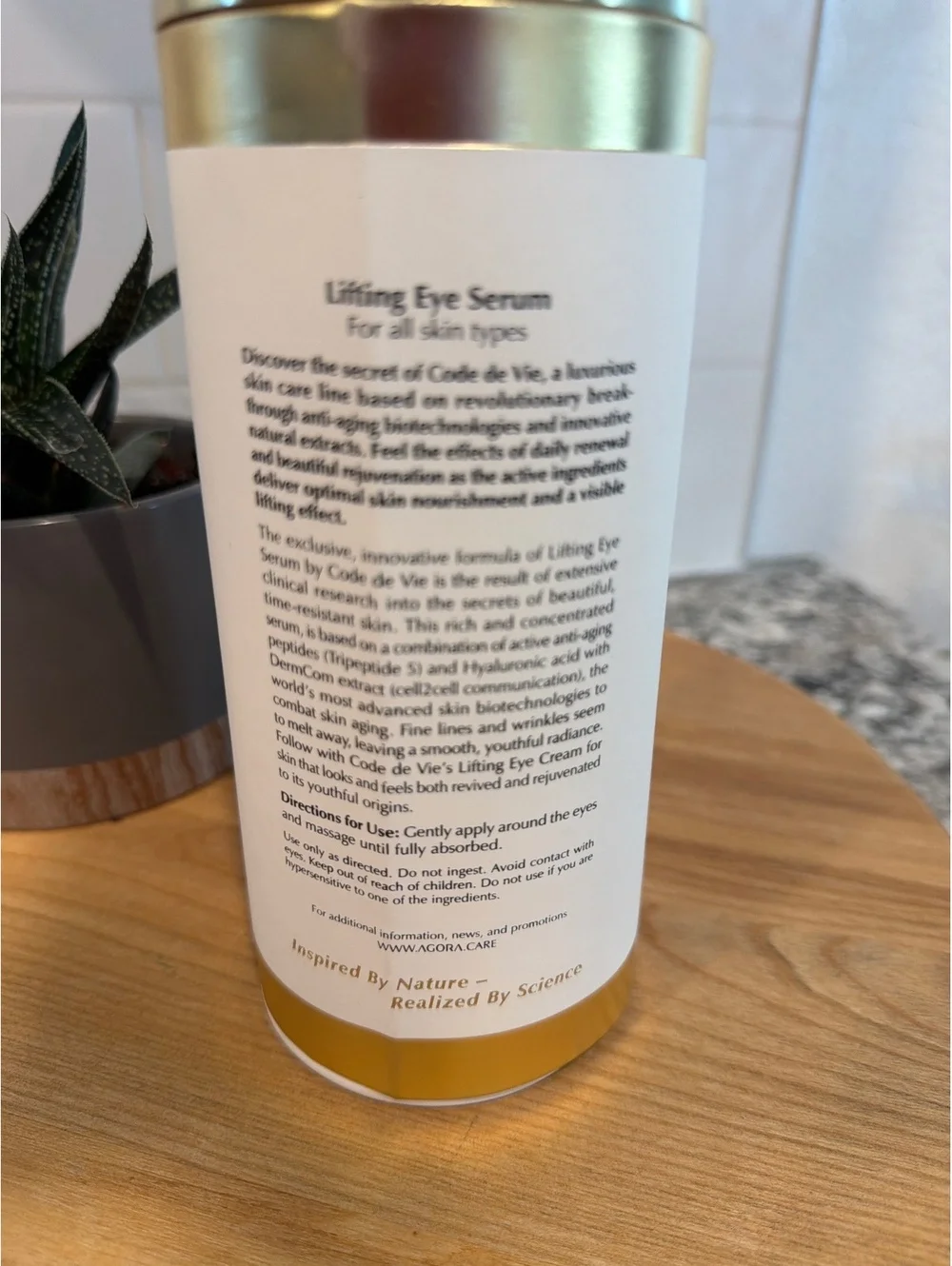 AGORA Code de Vie Lifting Eye Serum